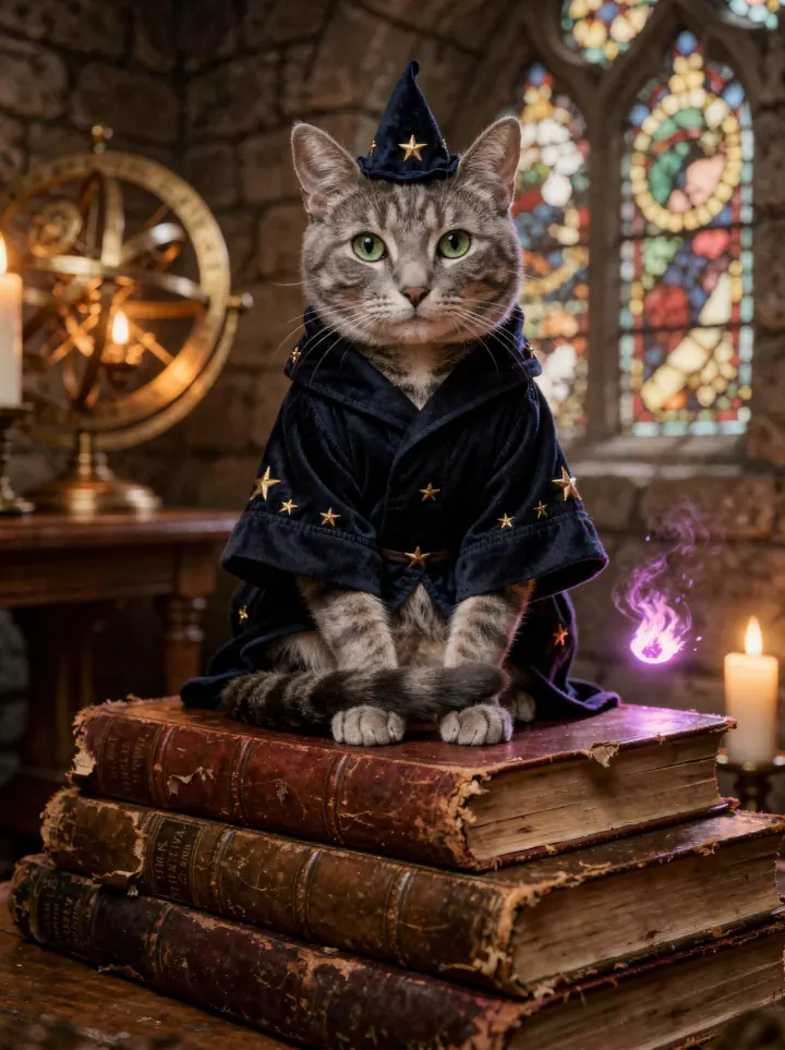 Wizard cat