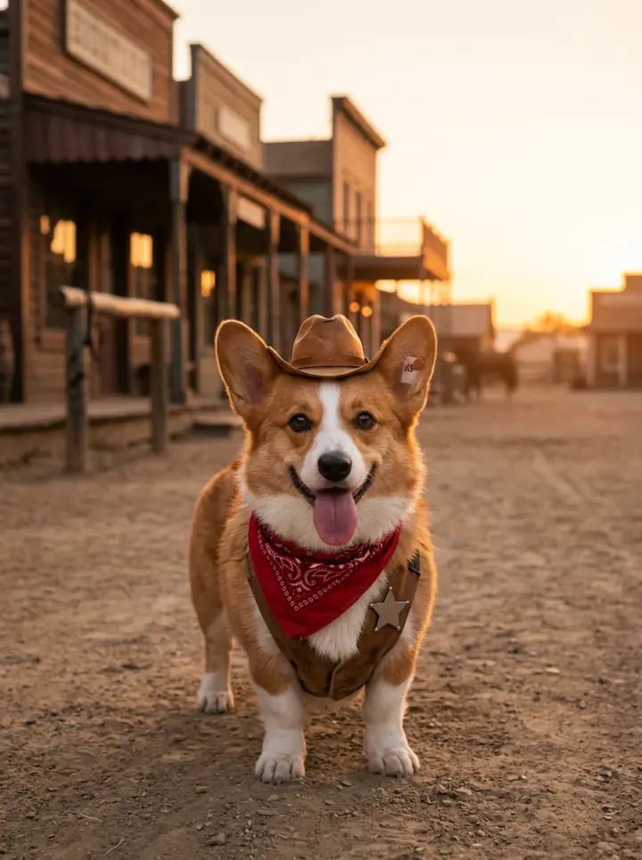 Dog as a sheriff