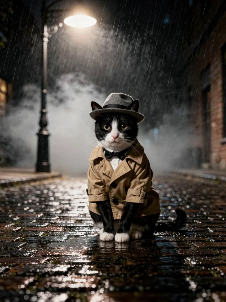 Cat as a detective
