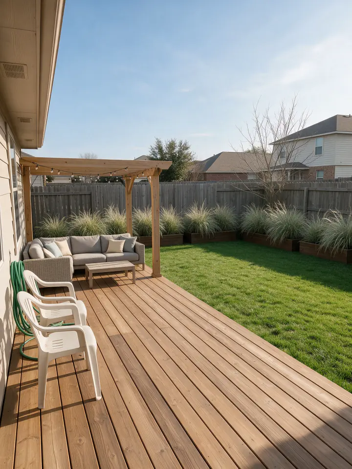 Deck and pergola